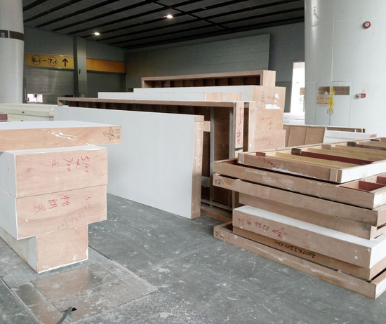 展台搭建中版麵材料的製作技術