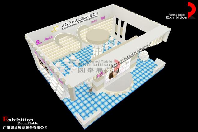 廣州美博會展台搭建圖片