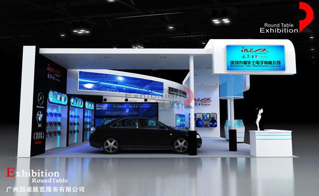 汽車配件展台設計