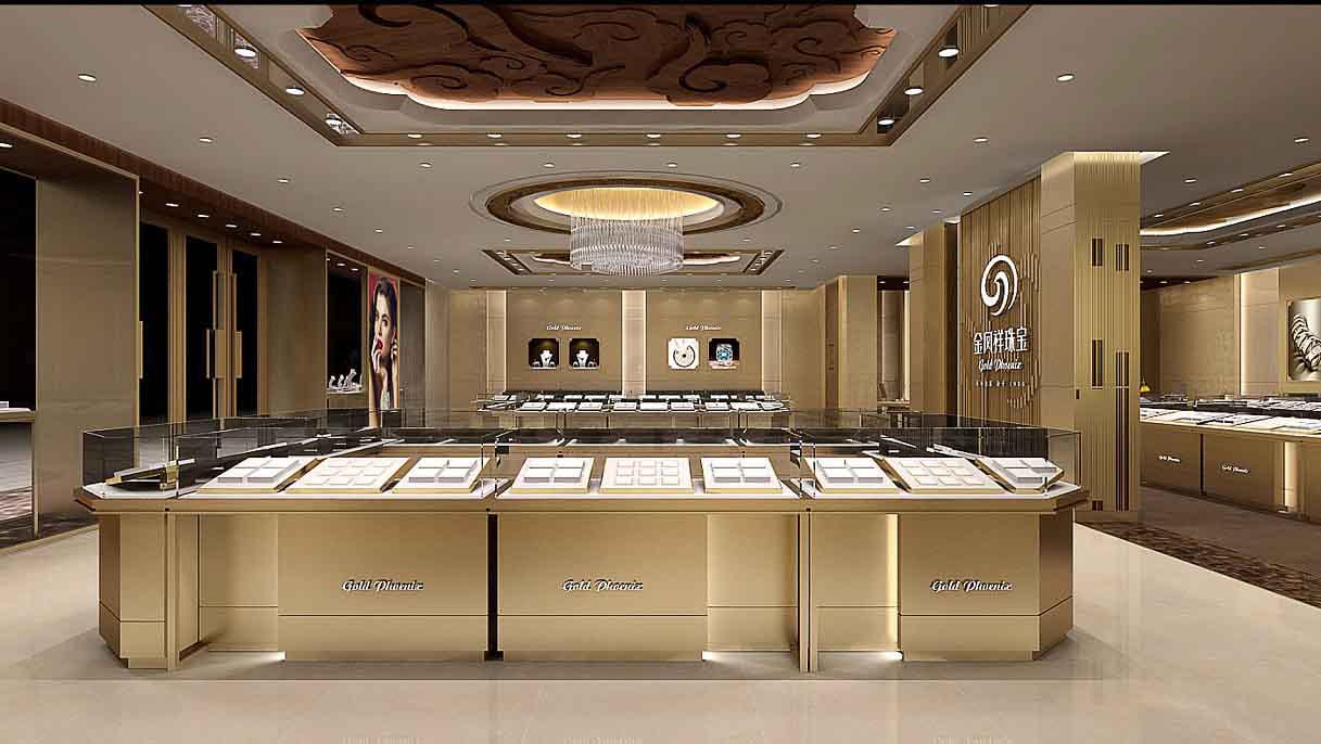 上海珠寶展台設計圖片