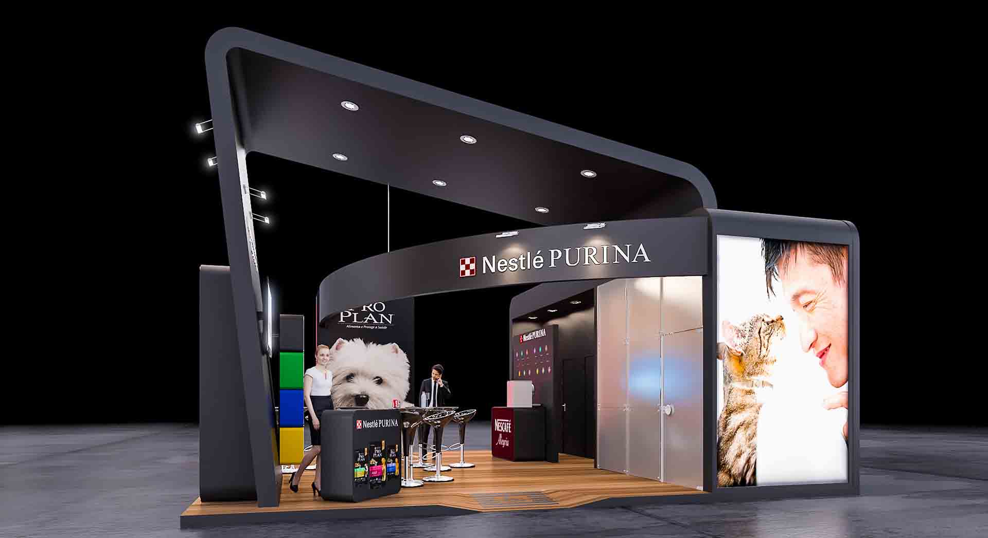 雀巢Purina-深圳寵物展展台設計