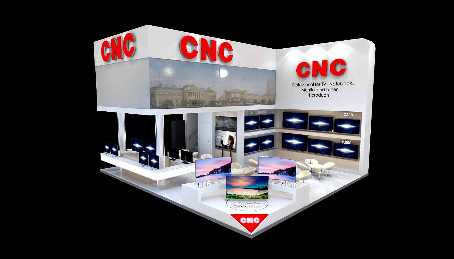 CNC-廣州幕牆展台搭建