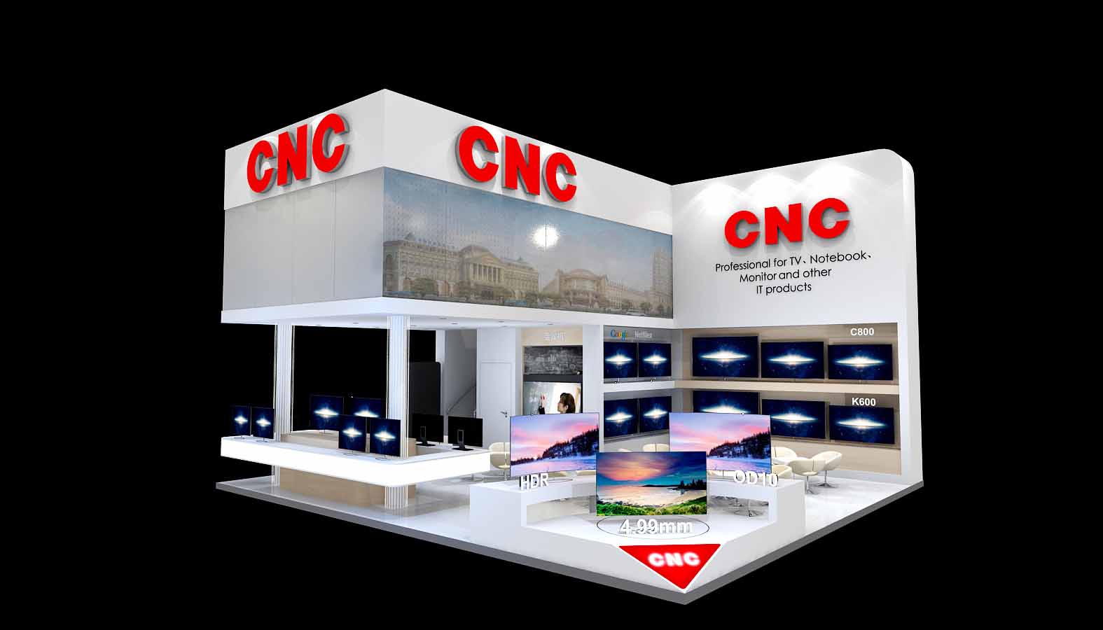 CNC-廣州幕牆展台搭建