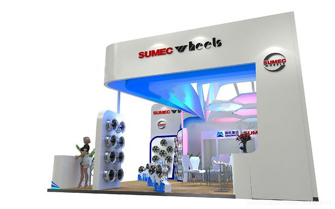 SUMEC WHEELS-上海汽配展展會設計