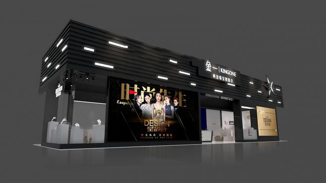 北京珠寶展台搭建圖片