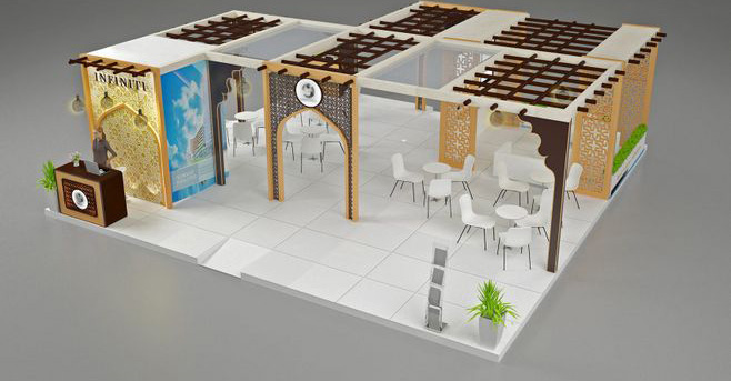 上海進口博覽會布展圖片