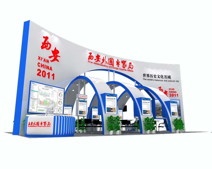 北京展位搭建圖片