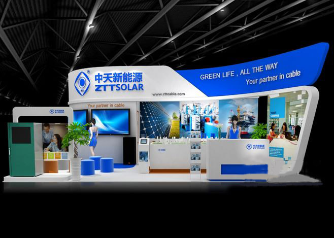 廣州展台設計-中天新能源-新能源展會搭建