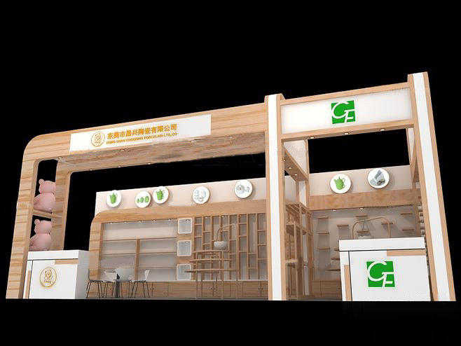 深圳展台設計-東莞昌興-陶瓷展展台設計