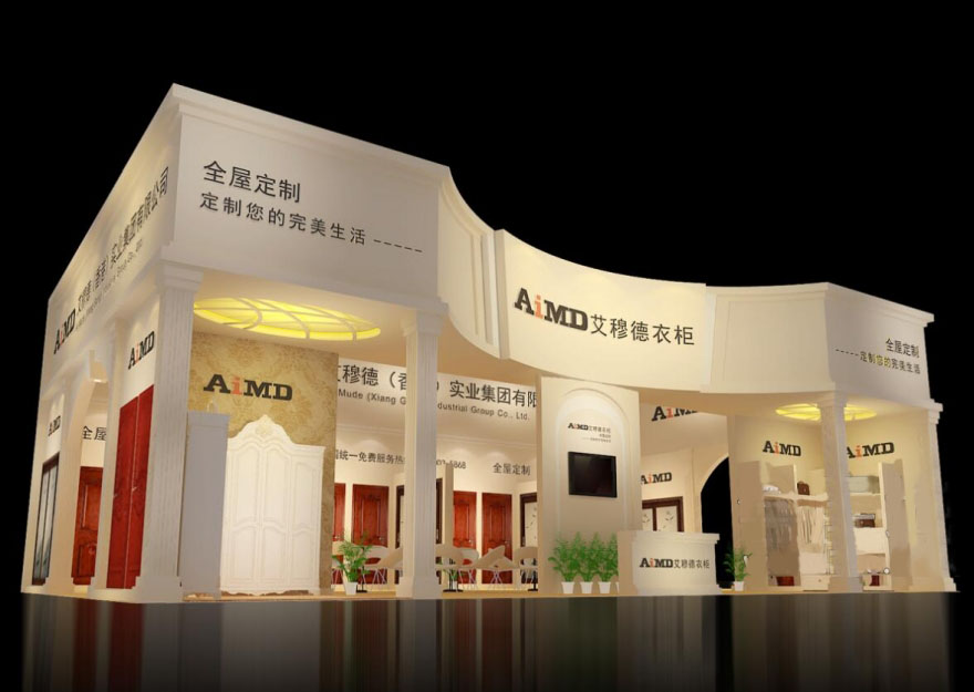 廣州展會布置-艾穆德-衣櫃展展會布置