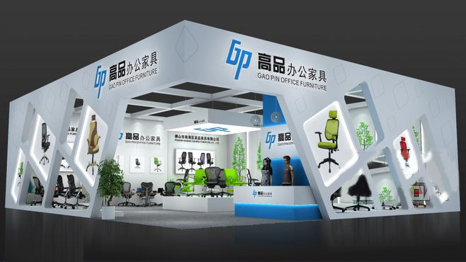 上海辦公用品展覽搭建圖片