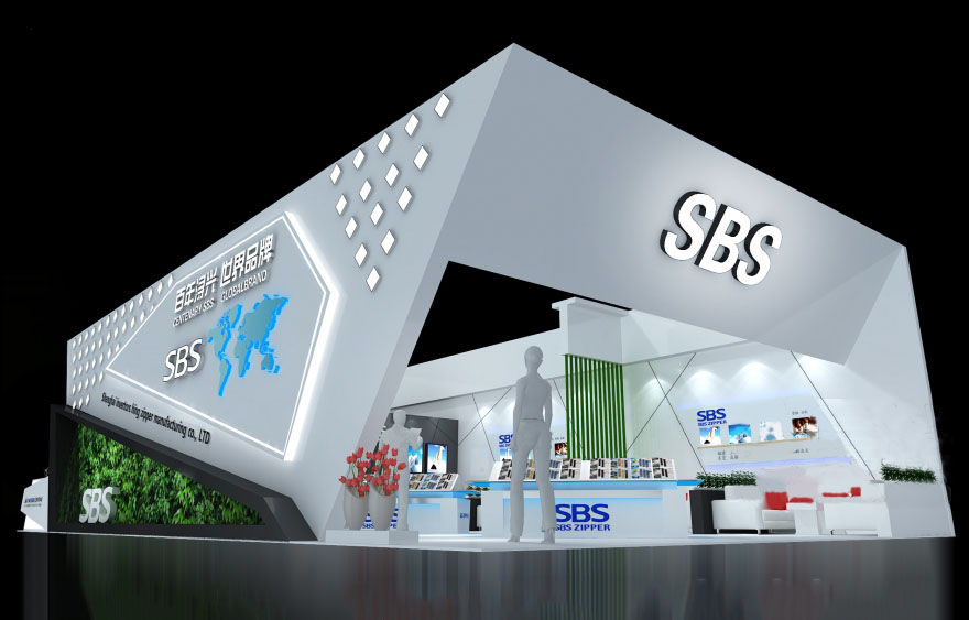 深圳展覽設計-SBS紡織麵料-麵料展展覽設計