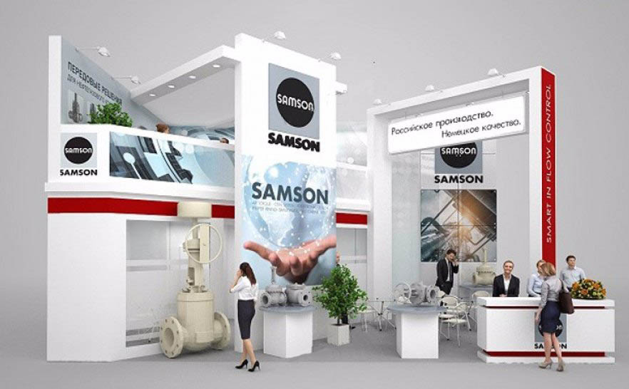 國外展台設計-SAMSON-國際展會搭建
