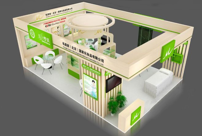 成都展台設計-私美家-美博會展會搭建