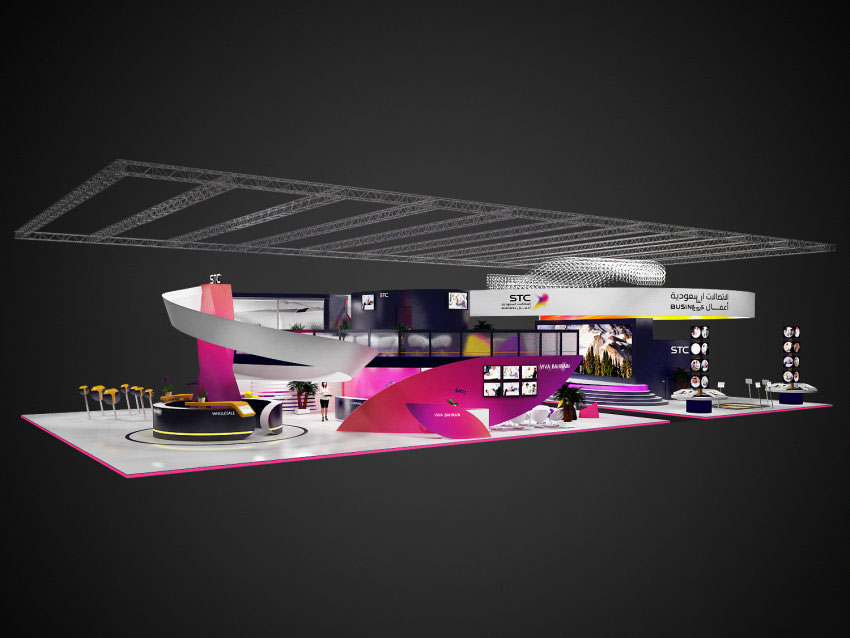 展覽展會搭建-STC-國際會展展台設計搭建
