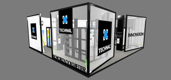 國際展會搭建-TECHNAL-國際展覽展示設計|國際會展展台設計