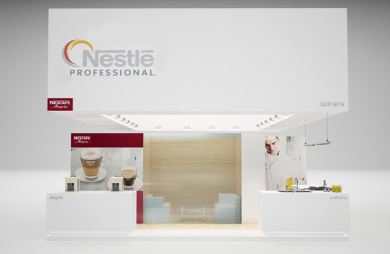 企業展廳裝修布置-NESTLE-展廳設計