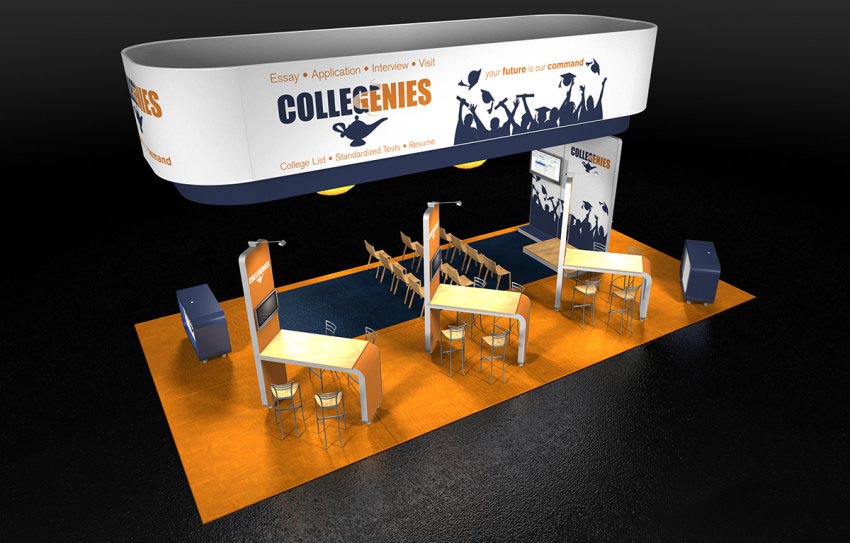 國際展台展會設計-COLLEGENIES-展台展位搭建商布置