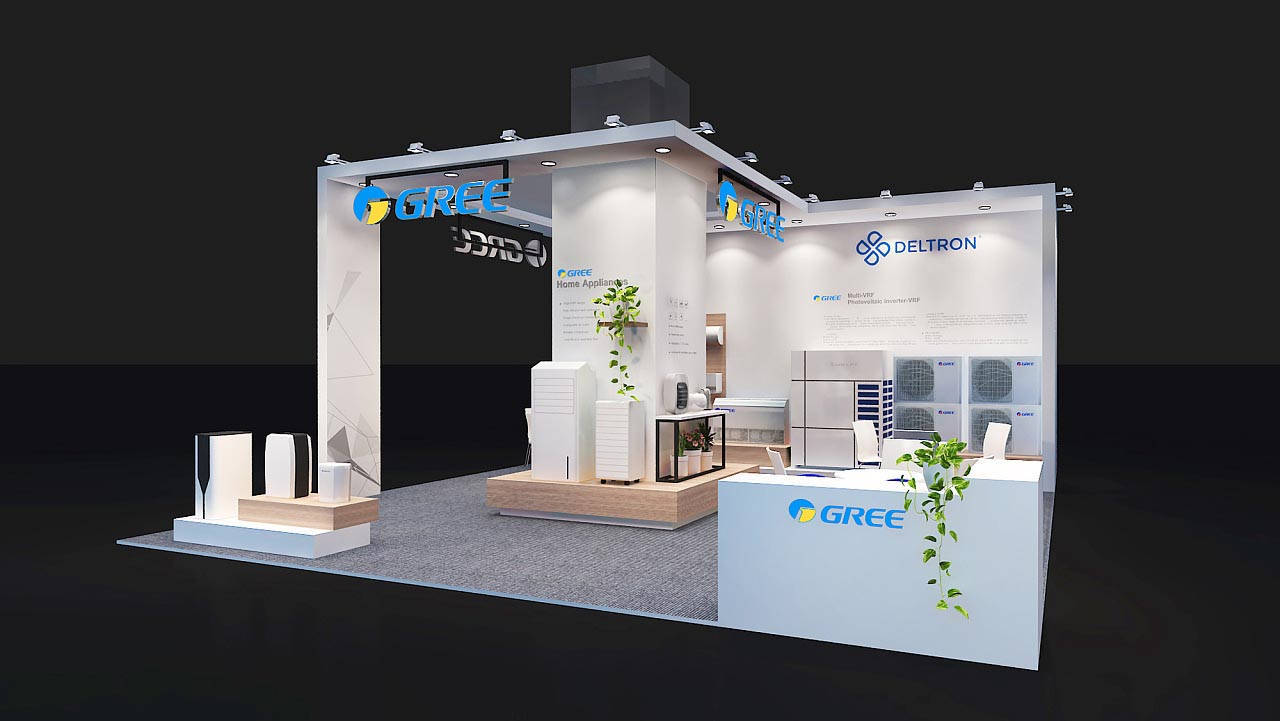 家電會展展台設計-格力-上海展覽展示設計