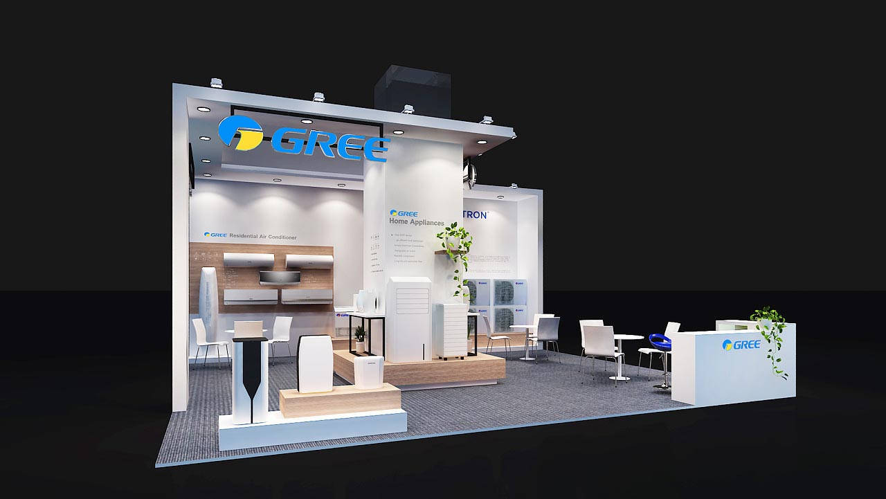 家電會展展台設計-格力-上海展覽展示設計