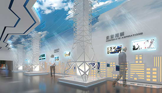 企業展廳設計裝修施工