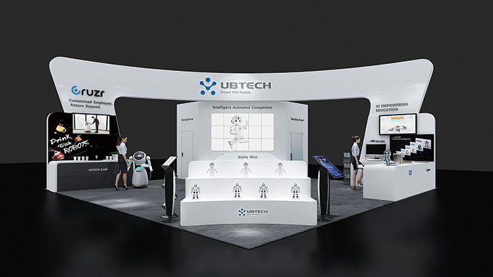 機器人展台搭建-UBTECH-廣州會展展台設計