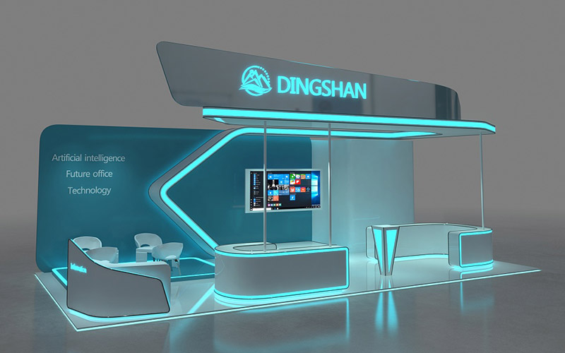 科技展覽展台裝修-DINGSHAN-廣州會展展會搭建設計