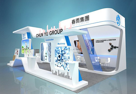 上海展台搭建-春雨集團-五金展覽設計
