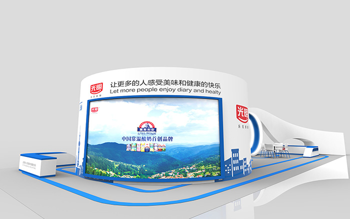北京食品展覽展台搭建設計