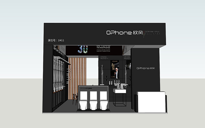 衛浴展會搭建-歐風-上海展台裝修設計