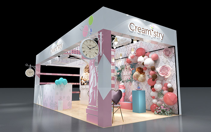 青島展台搭建-creamistry-中冰展會設計