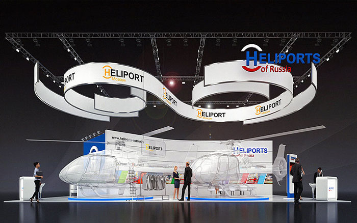 西安展覽展台搭建-HELIPORTS-航空展會設計