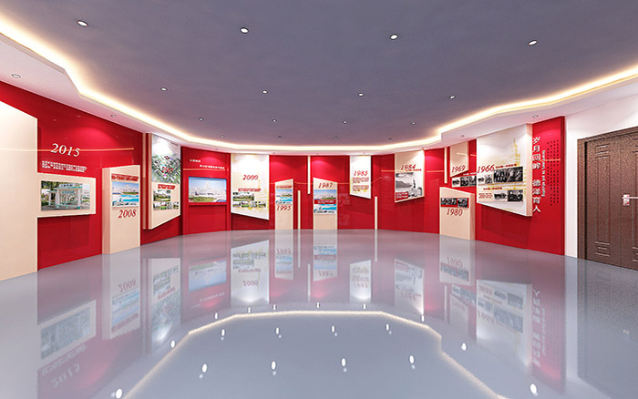 文化展廳設計|學校展廳裝修|展廳布置設計