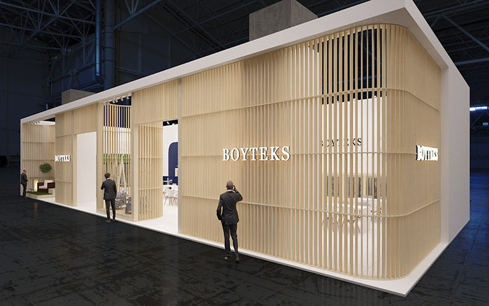 廣州展會裝修--boyteks-麵料展會布置設計