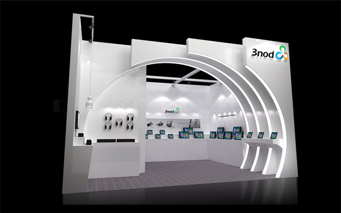 香港電子展台設計-3nod