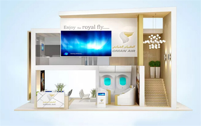 OMAN  AIR-上海汽配展台設計