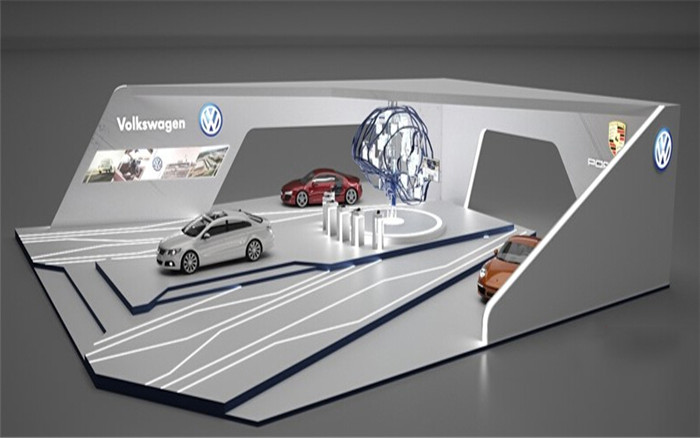 廣州汽車展展位設計-奧迪