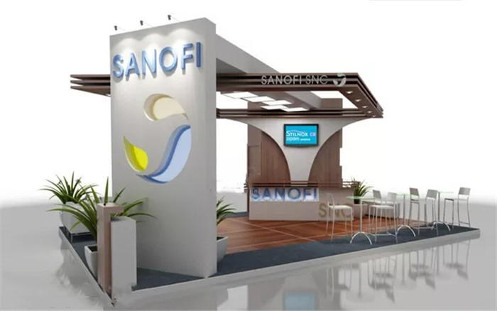 SANOFI-廣州醫藥展展台設計