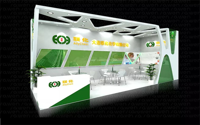 聯化-廣州塗料展展台設計