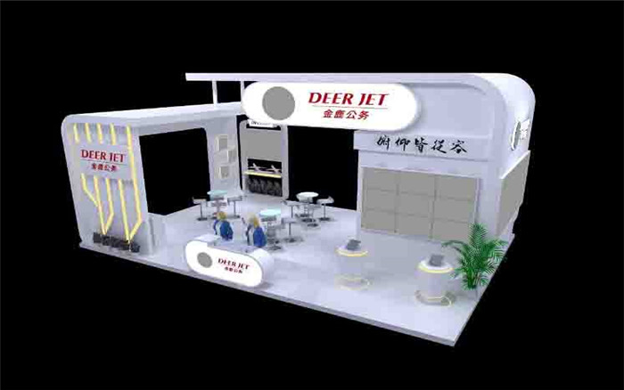 金鹿公務-深圳電子展展台設計