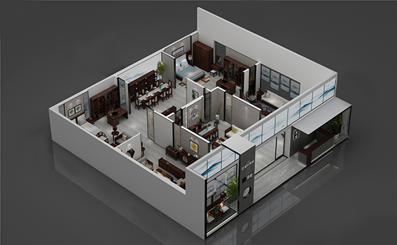 錦檀-廣州家具展展台設計