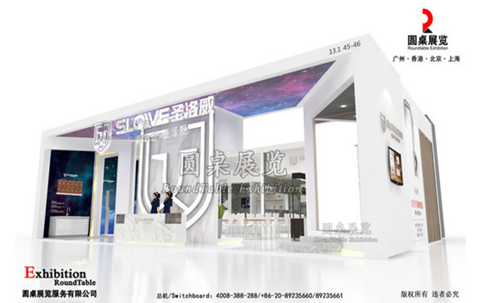 廣州建博會展覽設計-聖諾威