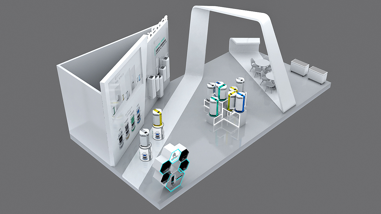 香港會展搭建-Airproce-電子展會展台設計搭建