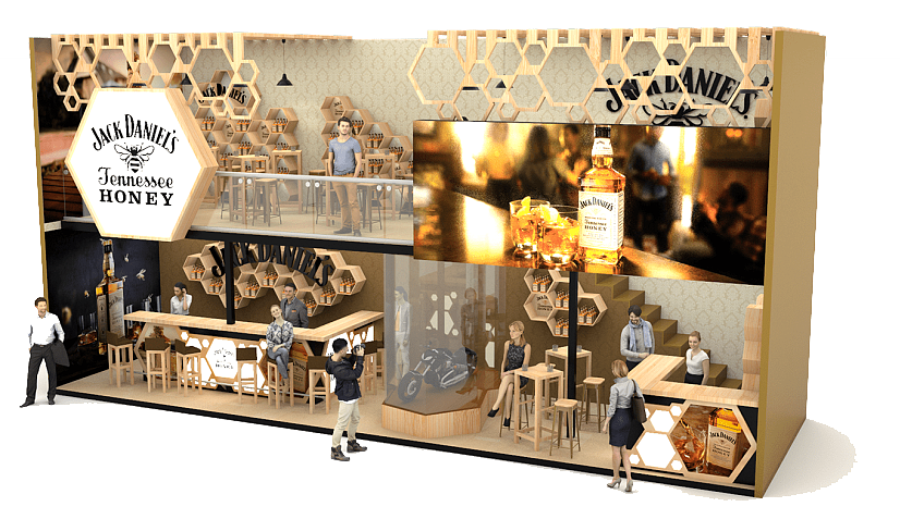 廣州展台搭建-JACK DANIELS-食品展展台搭建