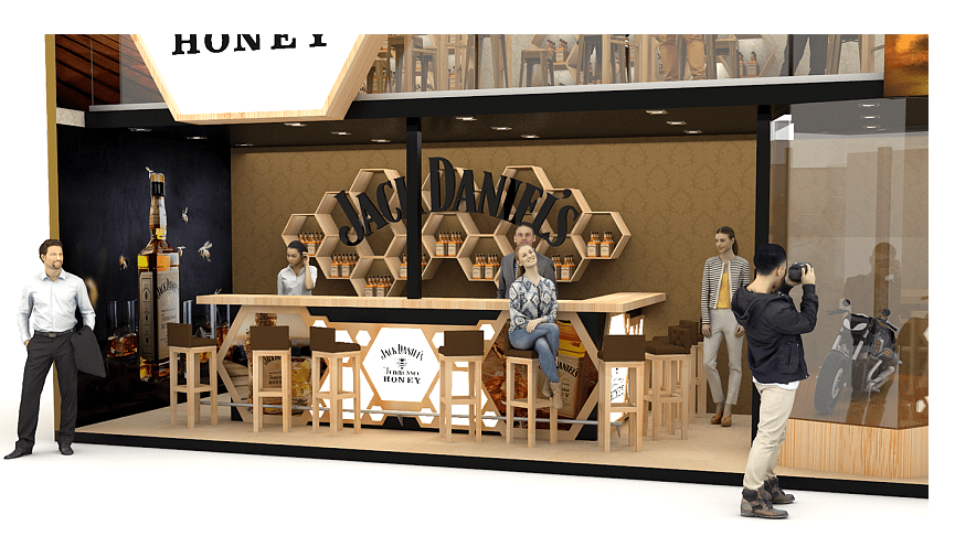 廣州展台搭建-JACK DANIELS-食品展展台搭建