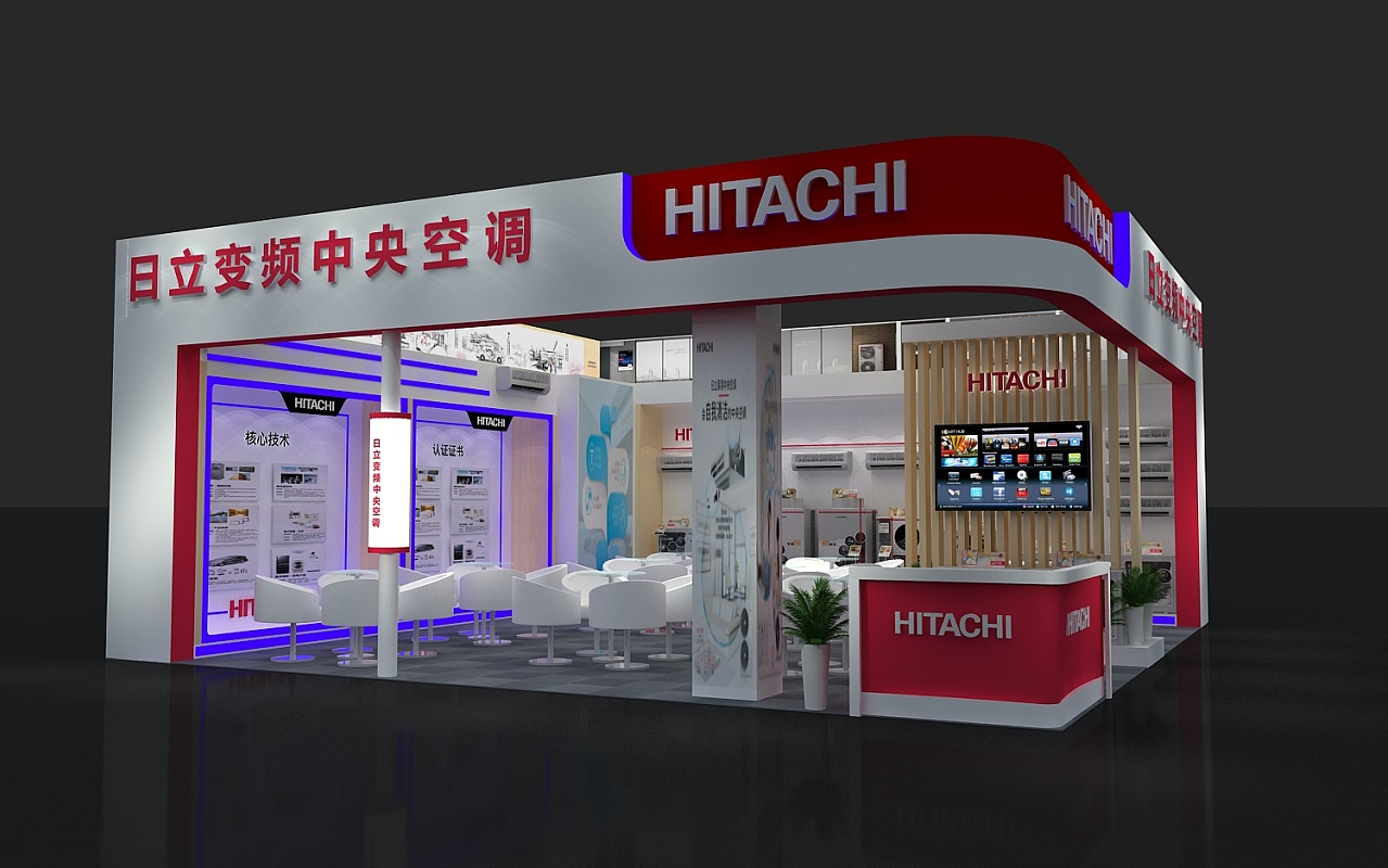 上海家電展會展台搭建設計