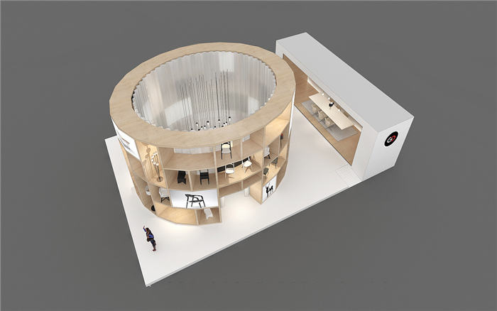 辦公用品展台搭建-GO
