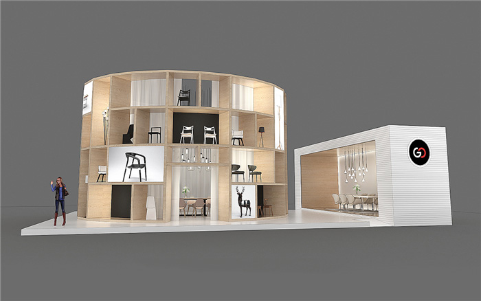 辦公用品展台搭建