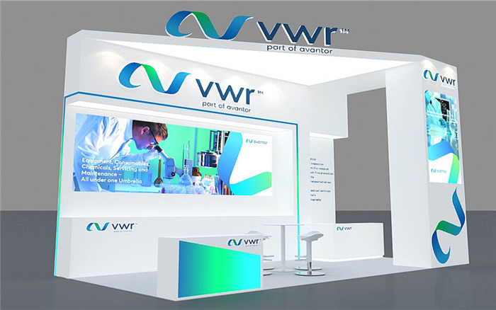 上海醫療特裝展台搭建-VWR-上海展會搭建設計