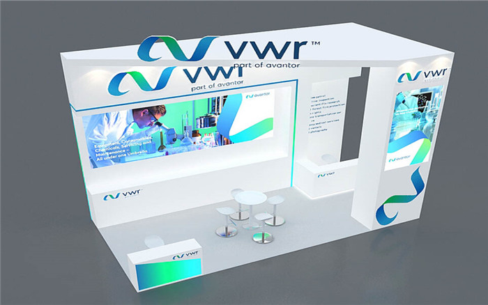 上海醫療特裝展台搭建-VWR-上海展會搭建設計